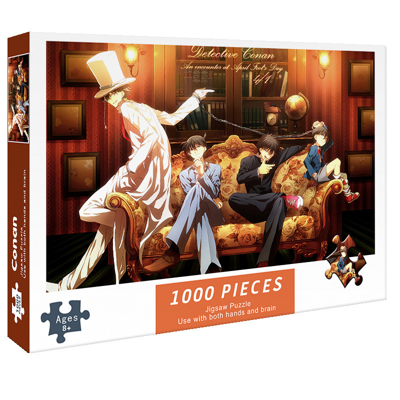 1.000 piezas de rompecabezas 1000 piezas de rompecabezas para niños versión para adultos niños y niñas de descompresión serie de curación de más de 6 años de edad 8-10 años