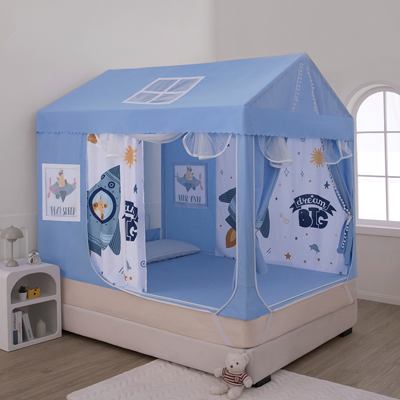 에비에이터 [3면 암막커튼] - 바닥 전체가 탈부착 및 세탁 가능한 시트