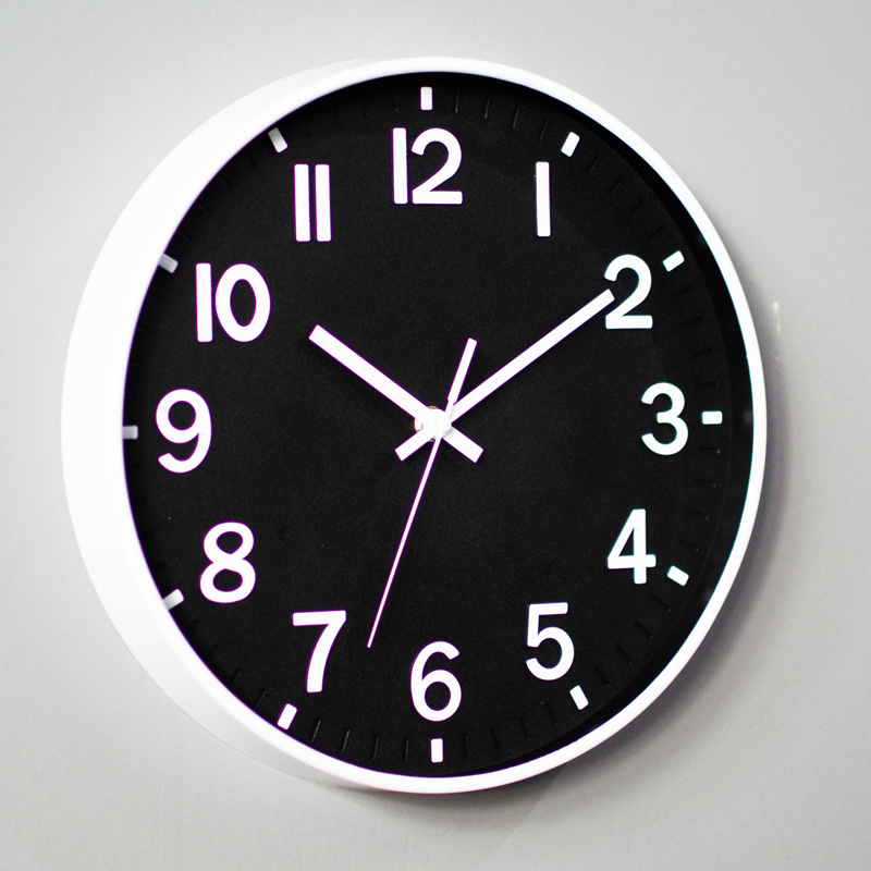 Reloj de pared para el hogar de 30CM Reloj para colgar en la pared Reloj para colgar en la sala de estar Reloj de pared Reloj creativo Reloj de cuarzo silencioso