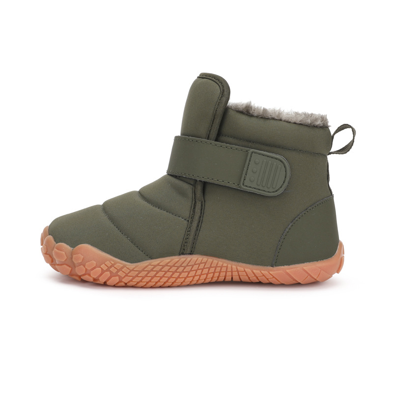winter children's insulated wear-resistant keep warm non-slip solid…