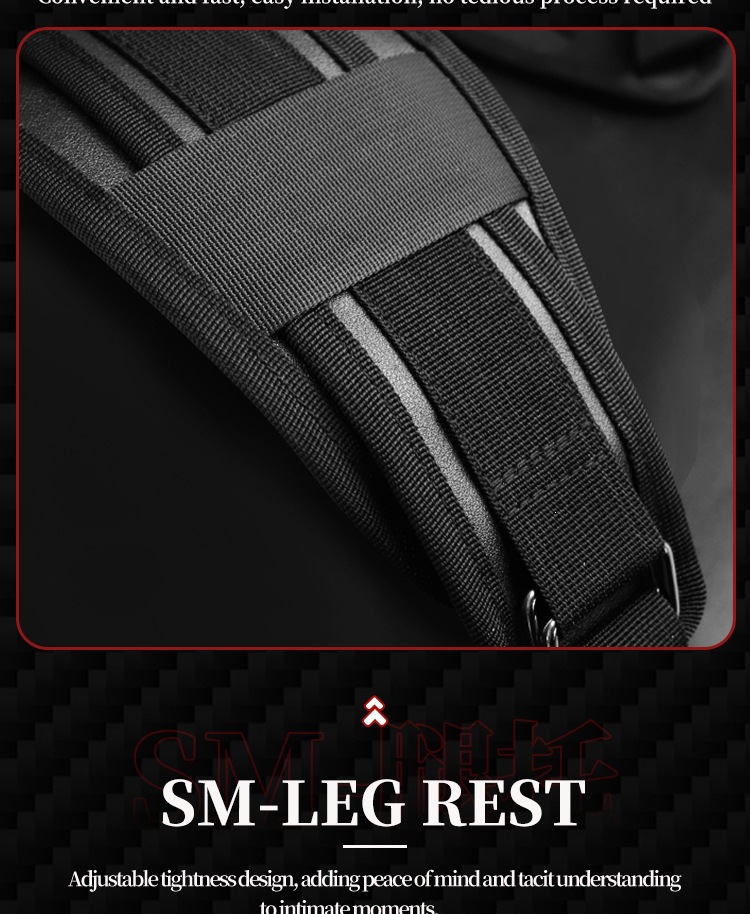 Door Swing Restraint Set with Metal Frame and PU Straps for Couples — detail image 20