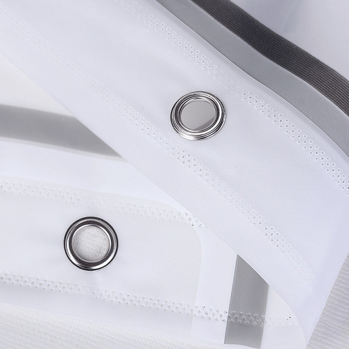 Modern Minimalist Grid Print Shower Curtain Bathroom Waterproof Curtain PEVA Waterproof Shower Curtain Dividing Curtain