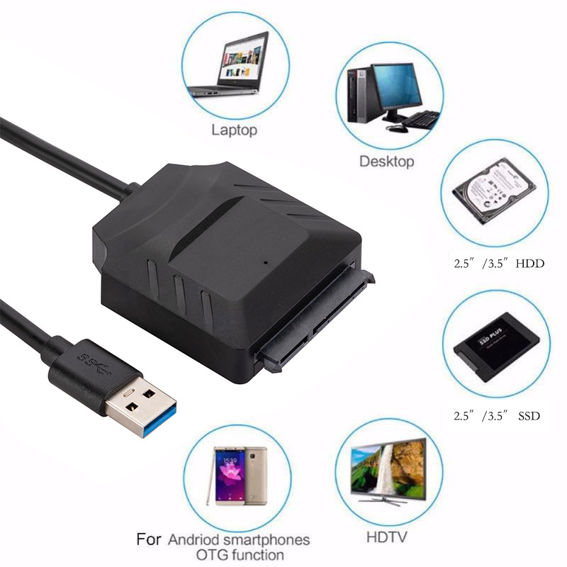 5GBPS USB3.0 TO SATA CONVERTER SUPPORT HDD SSD Hard Disk|ms