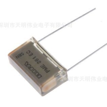 KEMET原装现货  630Vdc 100nF 纸质电容器 PME261EC6100KR30