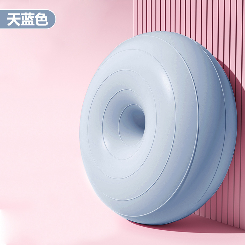 Bola de yoga Bola de fascia exfoliante a prueba de explosiones Bola de velocidad de onda Estudio de yoga Donut Bola de manzana rosca de masaje Bola de manzana