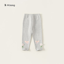 宥宝童装秋款儿童裤子叠穿紧身裤女宝宝长裤高弹九分裤女童打底裤