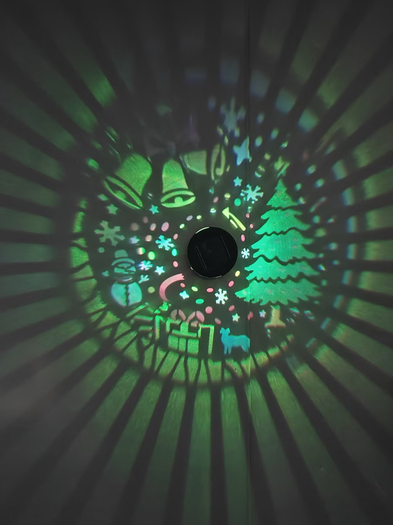 Luz solar transfronteriza Mandala lámpara de pared exterior lámpara de pared jardín lámpara de proyección lámpara decorativa lámpara de atmósfera
