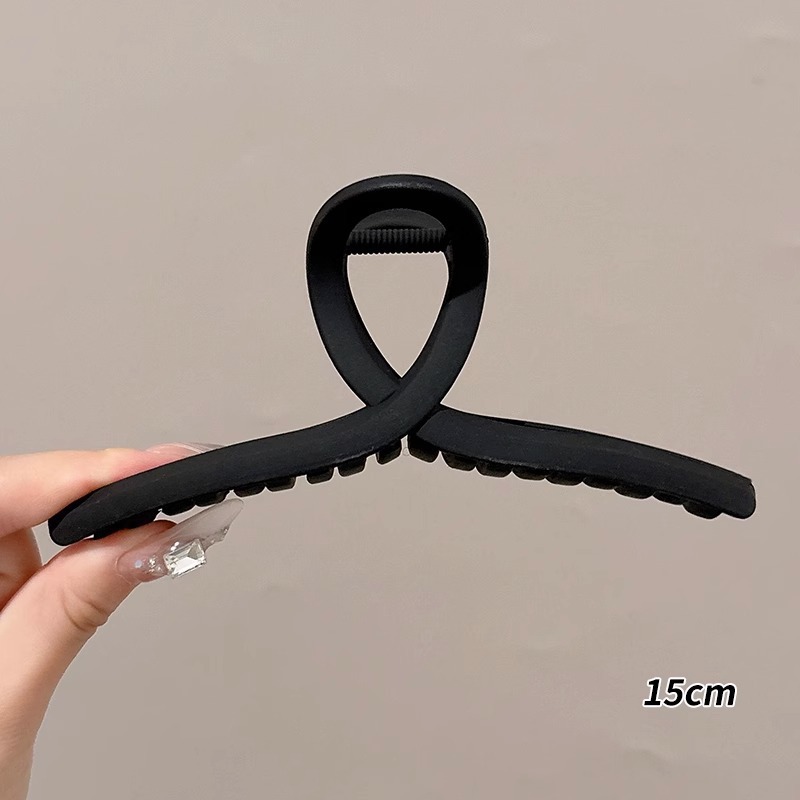 Otoño y invierno clip para el cabello de la cabeza de las mujeres más agarrar clip2025 nuevo estilo de alto nivel de gran tamaño clip de tiburón clip para el cabello