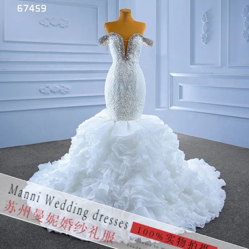 2023 new foreign trade wedding dress Afr...