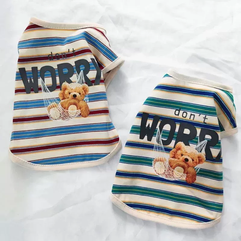 Мягкие домашние животные весной и летом тонкий жилет для кошек и собак лучше, чем медведей для летней одежды