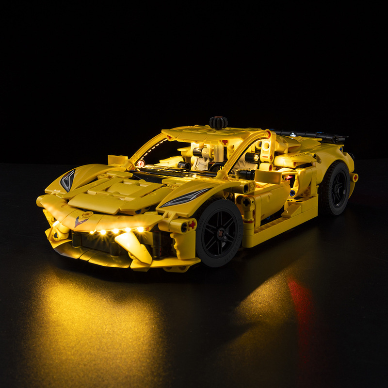 Ky Can Be Evenly Applied to Lego 42205 Chevrolet Corvette Car Led Building Block Toy Lighting