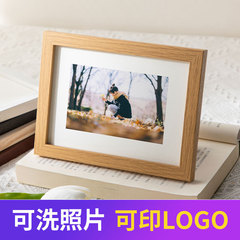 創意簡約木質相框擺台567寸8寸10寸A4畫框掛牆照片牆影樓相框批發