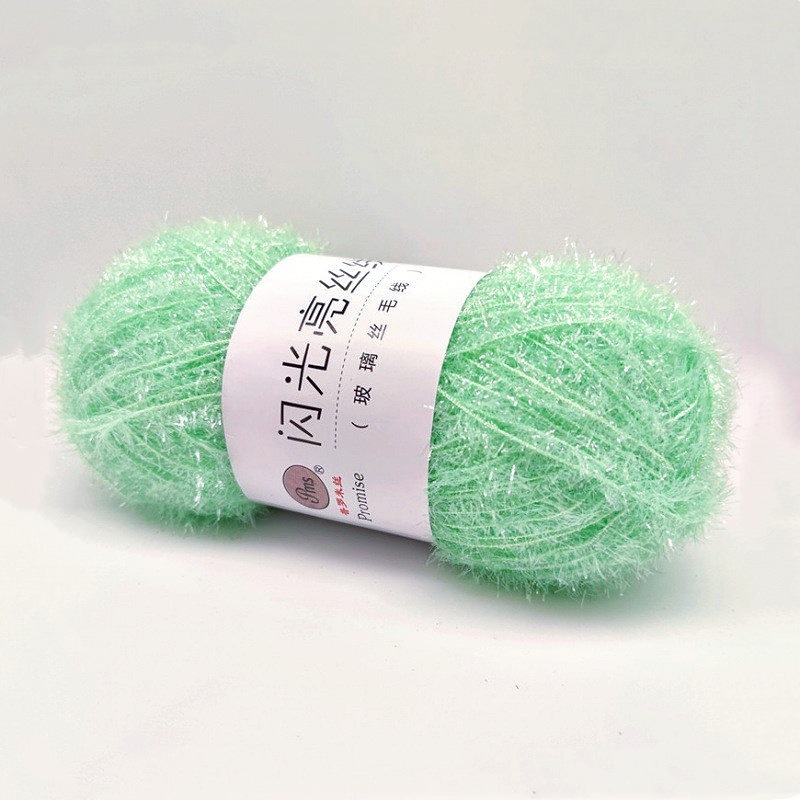 Hilo Brillante para Tejido a Mano de Poliéster para Crochet y DIY image 43