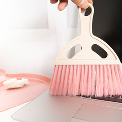 Mini desktop broom and dustpan set for car, bed sweeper, hair garbage shovel, small floor sweeper, keyboard brush