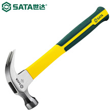 世达92308锤子玻璃纤维柄羊角锤铁锤榔头手锤起钉锤安装锤0.5磅