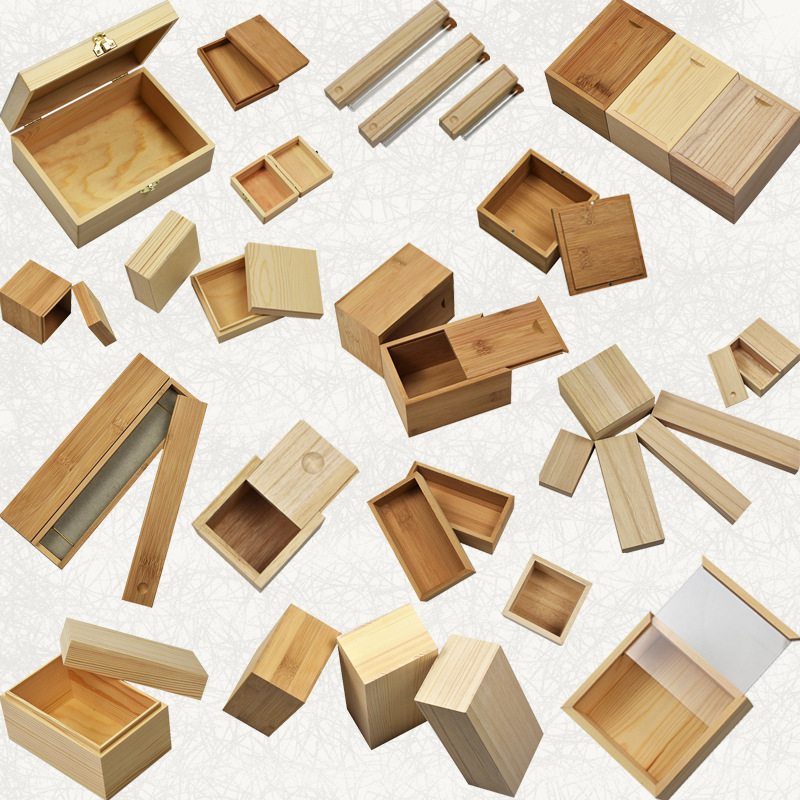 Spot bamboo wooden box small wooden storage box Wholesale gift packaging wooden box pull bamboo box flip wooden box Spot bamboo wooden box small wooden storage box Wholesale gift packaging wooden box pull bamboo box flip wooden box