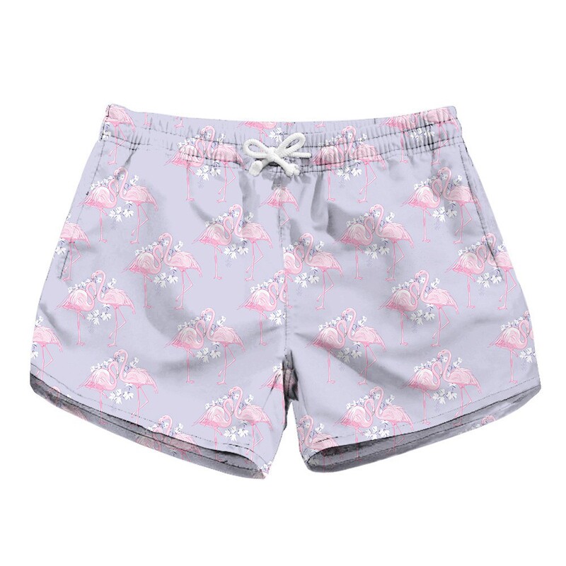 Personalized Digital Printing Women's Beach Shorts with Pictures, Casual Shorts with Pockets on Both Sides, Cool Summer
