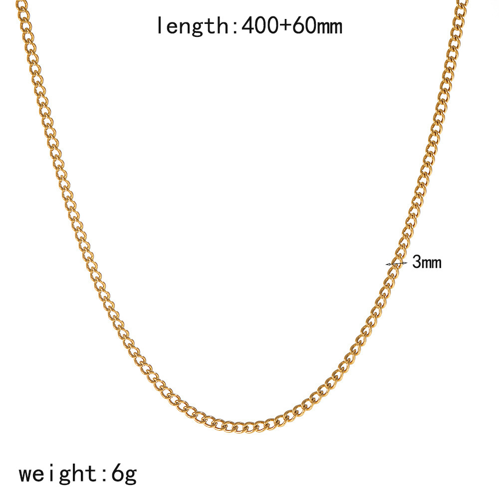 Personlig torque halskæde i rustfrit stål_voghion.com