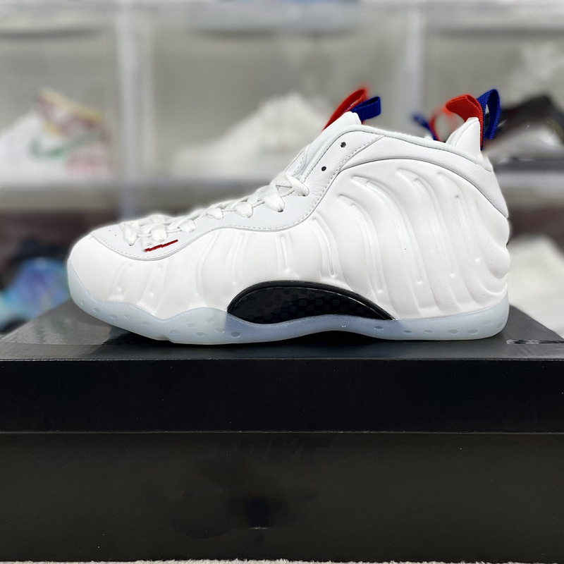 ピュアオリジナル Foamposite One ハーダウェイ シグネチャー スプレー フォーム ミッドトップ スポーツ バスケットボール シューズ ピュア ホワイト アイス ブルー ギャラクシー スプレー|undefined