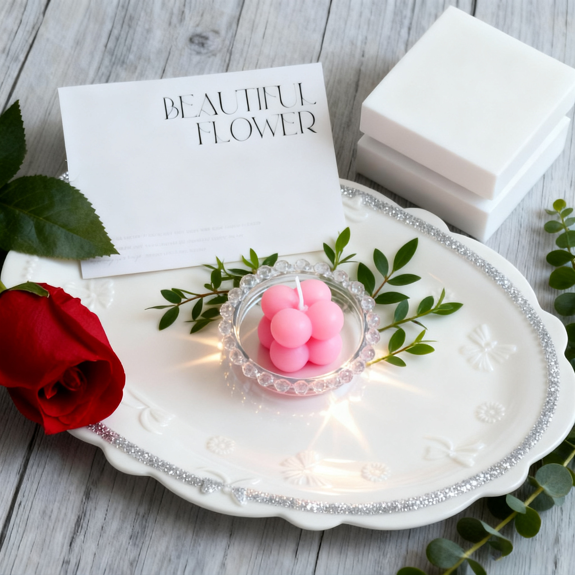 Duftlys i terningform dekorativt til hjemmet og gaveidé_voghion.com