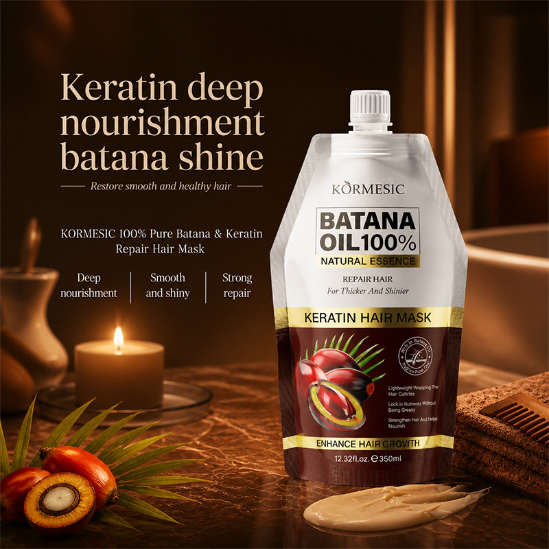 Seleccionar estrictamente máscara de cabello de queratina KORMESIC transfronteriza máscara de cabello suave comercio exterior
