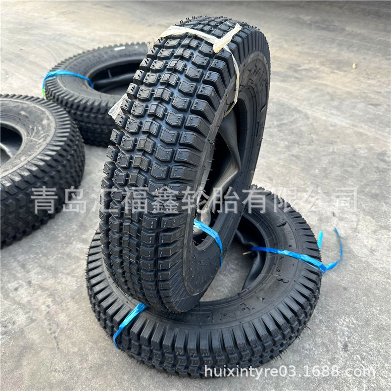 草地胎500-12拖拉机前轮高尔夫球场轮胎M9花纹草坪