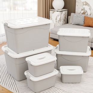 Storage Box Oversized Clothes Quilt Book Storage Box Thickened Plastic Organiser Car Toy Storage Box