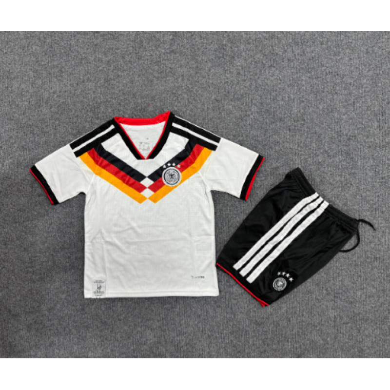 2026 Copa del Mundo de fútbol infantil trajes de mangas cortas pantalones cortos Argentina Alemania Francia niños y niñas secos rápidos image 14