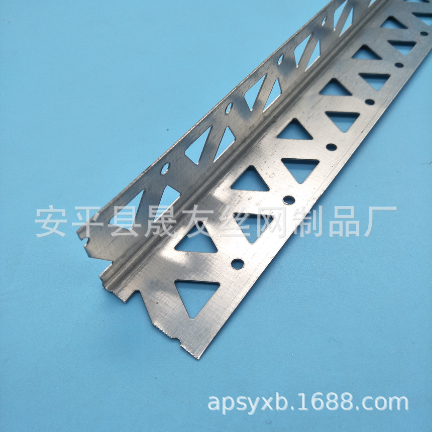 主营护角网。护角条  滴水线 金属冲孔护角 出口异形护角工厂特制