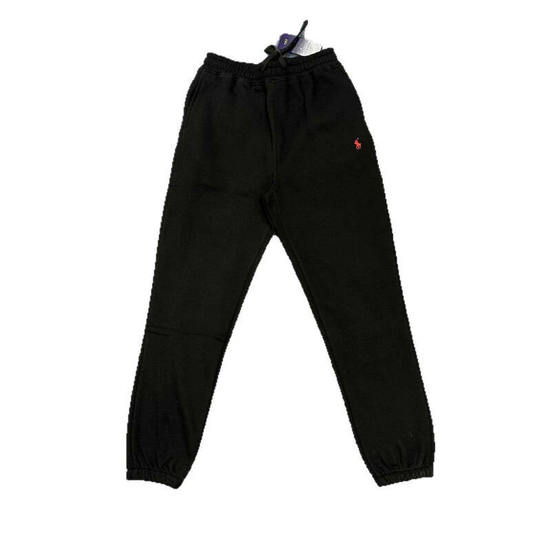 High-End Cross-Border Versatile Jogger Pants with Rl Ralph Lauren Logo Embroidery, Fleece-Lined Sweatpants, Casual Pants, Sports Cropped Pants