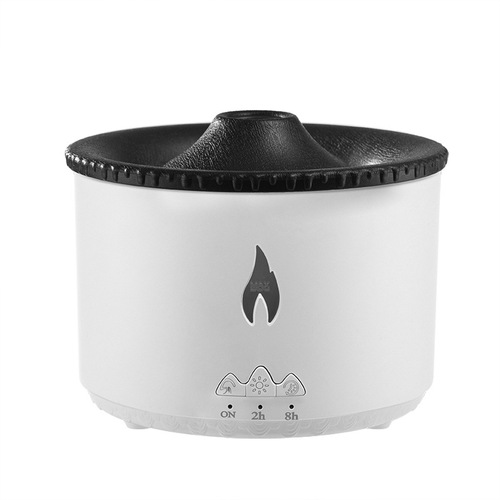 Simulation water droplet humidifier flame aromatherapy machine household large capacity intelligent volcanic spray atomizer wholesale