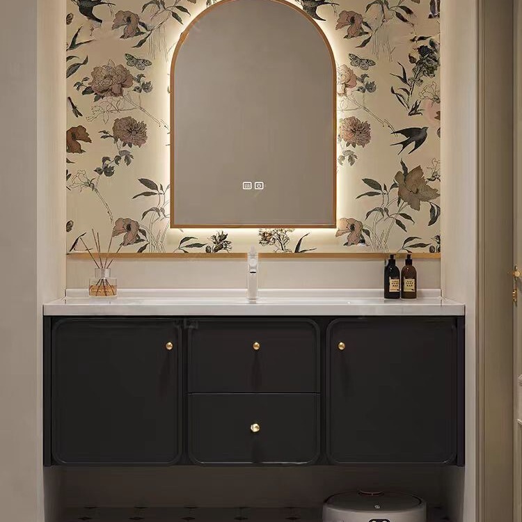 Wow Custom Modern Washbasin Washbasin Cabinet Retro Bathroom Washroom French Oak Smart Bathroom