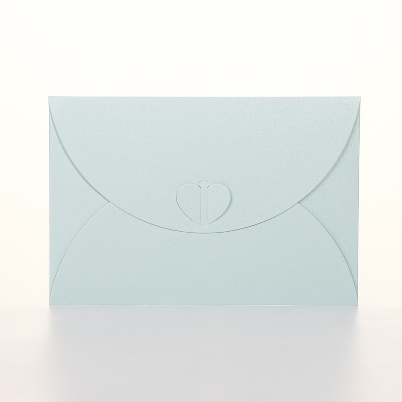 Papel nacarado de color engrosada sobre Western amor carta invitación embalaje sobre retro color sólido sobre Carta papel