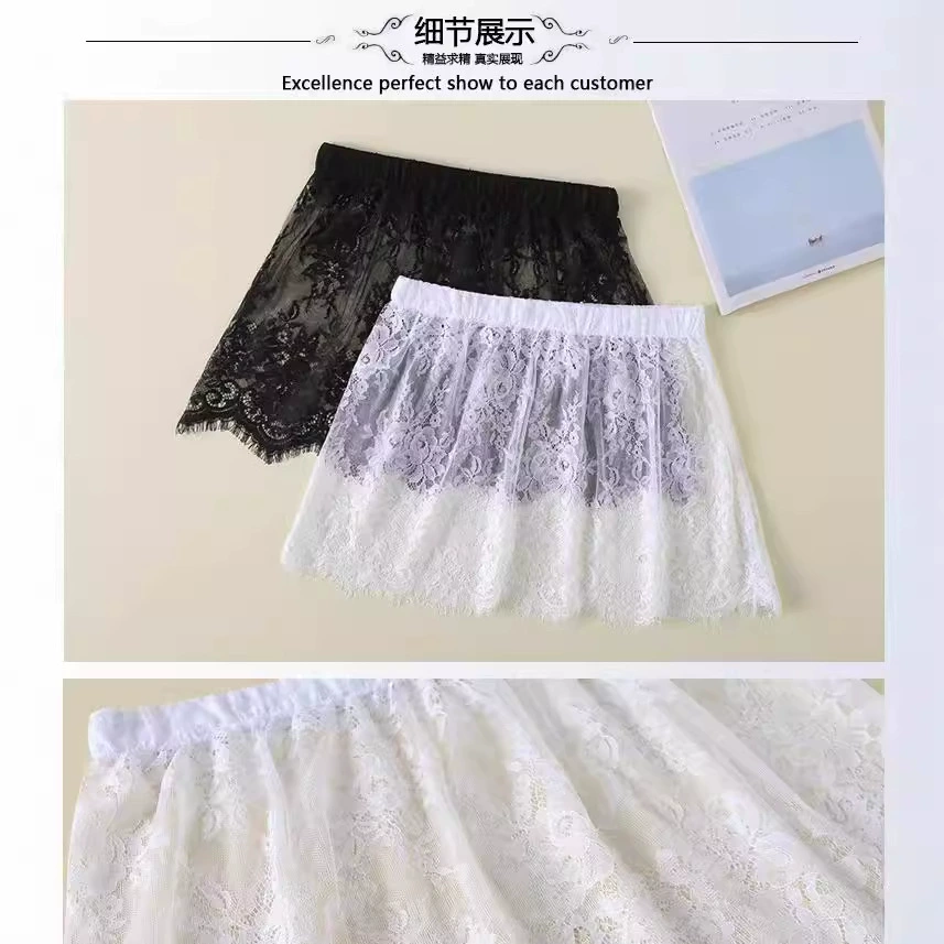 Весенний и Осенний свитер надевает женскую нижнюю кружевную юбку