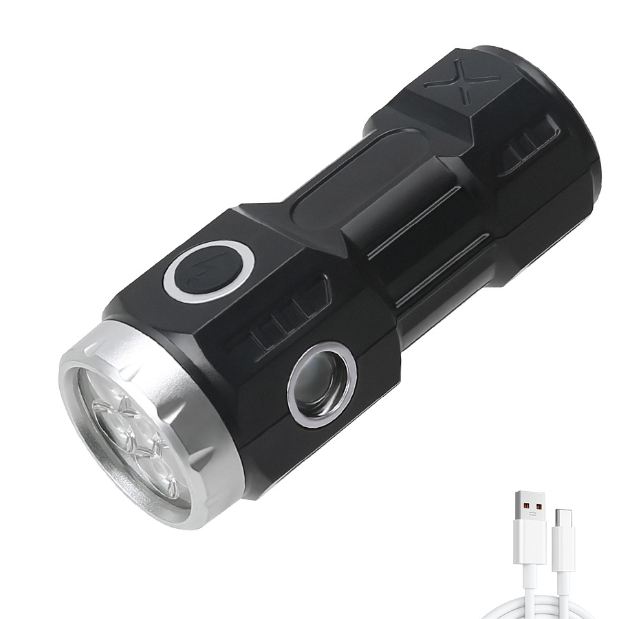 Nueva iluminación al aire libre transfronteriza linterna multifuncional de luz alta, lámpara de sujeción magnética móvil, linterna de luz alta