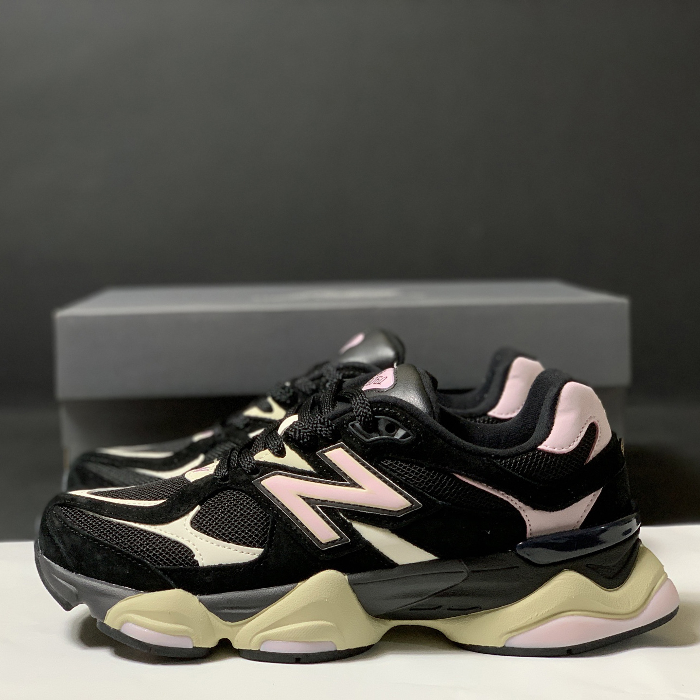 Transfronterizo puro original NB9060 zapatos casuales de casco pareja de zapatos de viaje altos zapatos deportivos para hombres