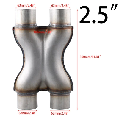 tail throat, Exhaust pipe - x-type-25inch-63mm
