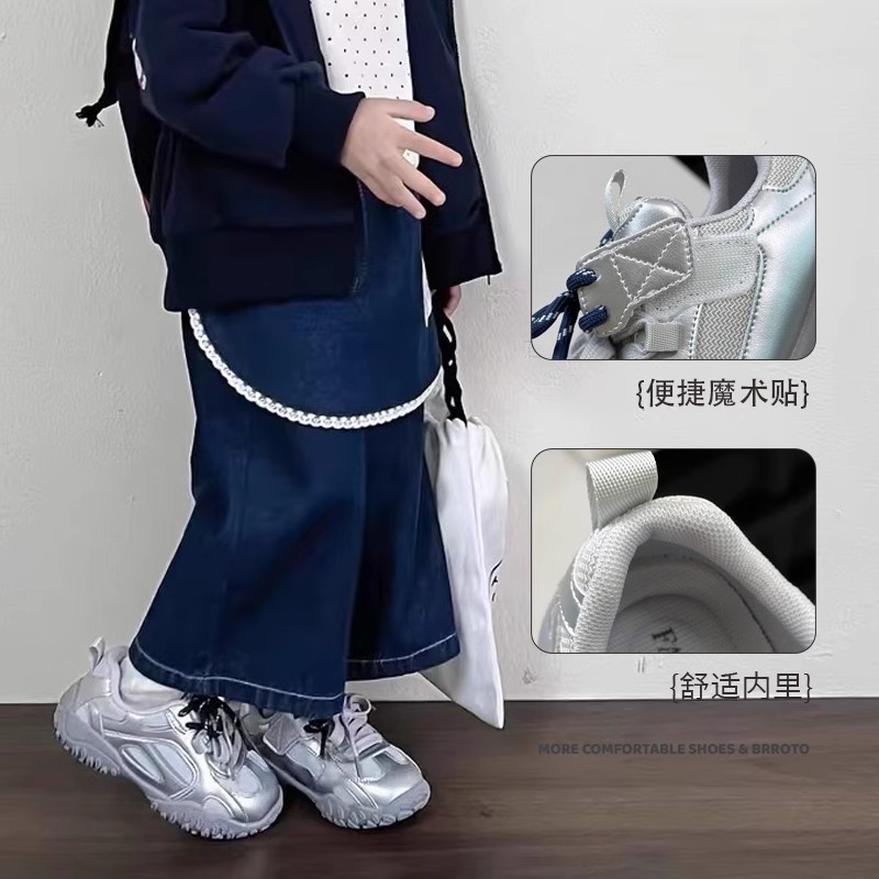 儿童运动鞋2025秋季女童鞋单鞋德迅鞋男童跑步鞋中大童休闲宝宝鞋|undefined