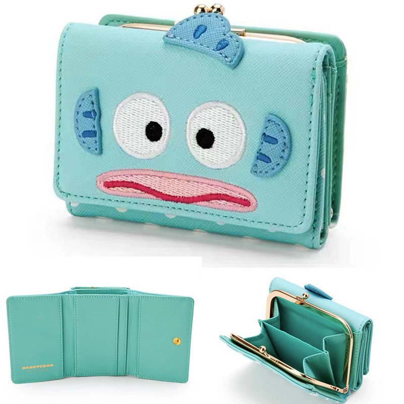 (高品质)甜点兔钱包花小兔焦糖兔人鱼汉顿卡包PU皮夹子皮夹卡通