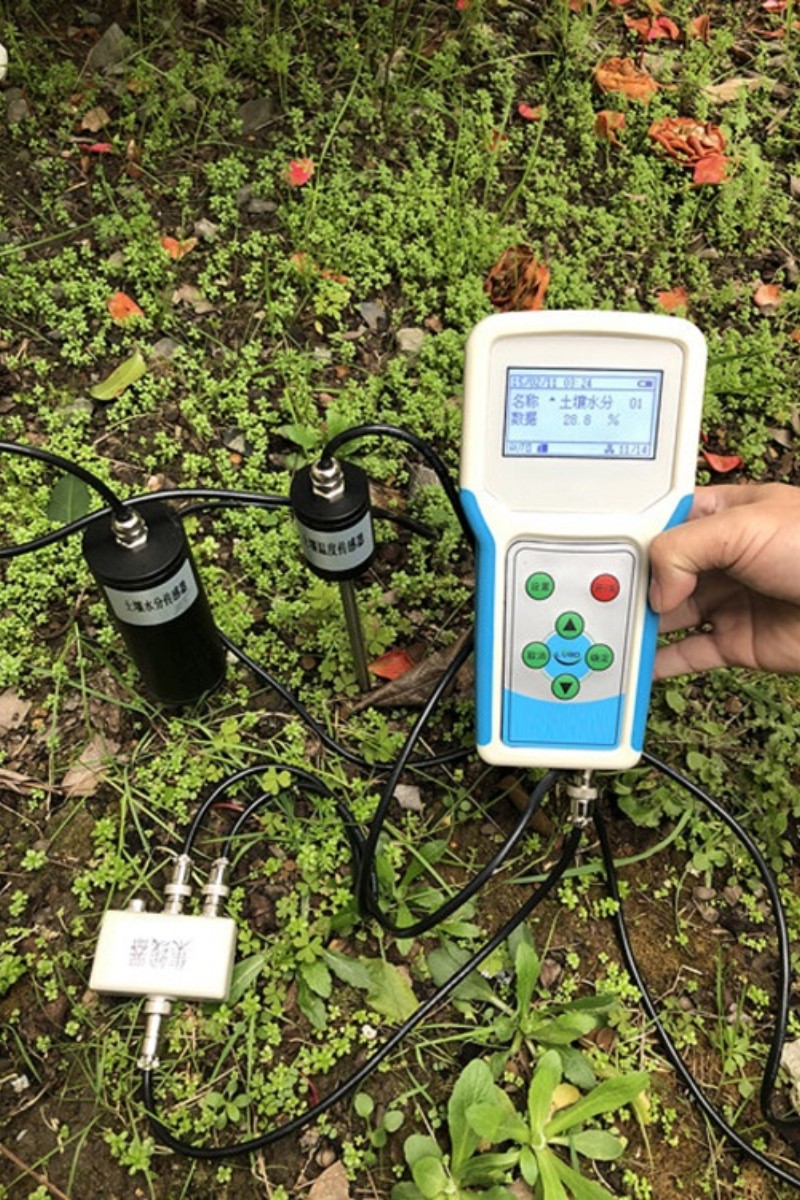 土壤水分温度盐分PH氮磷钾速测仪 型号 TZS-PHWY-7G库号M324691