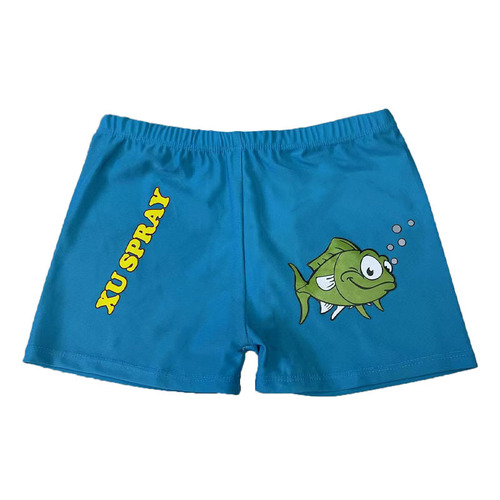 Children's Swim Trunks for Boys (Large, Medium, Small) - 5-10 Years Old, Flat-bottomed Hot Spring Swim Suit, Parent-child Hot Spring Set
