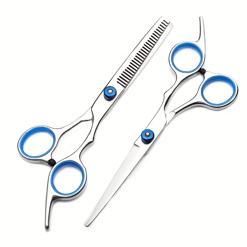 2pcs/set Premium Hair Cutting Kit Scissors With Thinning跨境|undefined