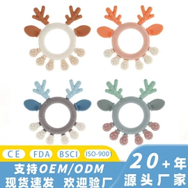 围嘴围兜;喂养餐具;牙胶