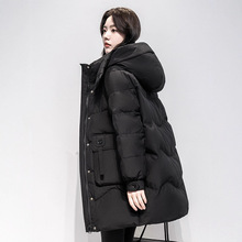 正品撤柜羽绒服女装中长款2025冬新款韩版加厚爆款时尚保暖外套潮