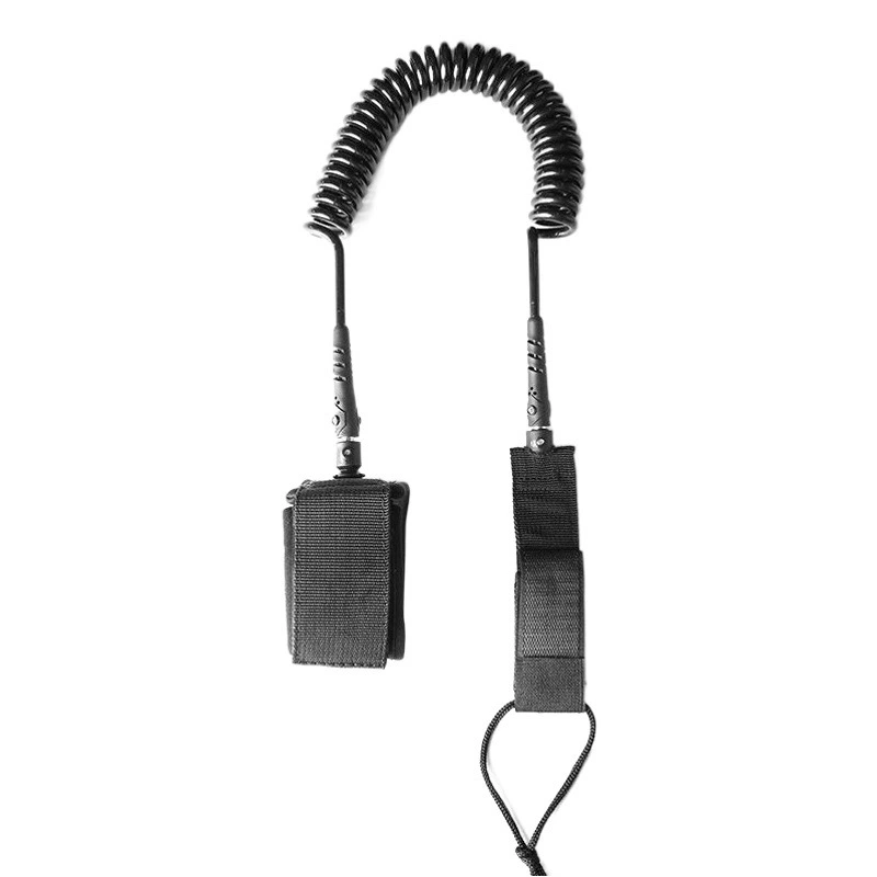 Доска для серфинга Весло Доска для ног Веревка безопасности SUP Вращающаяся Выдвижная веревка Доска для серфинга Рулонная веревка Петля Веревка Аксессуары для водных лыж