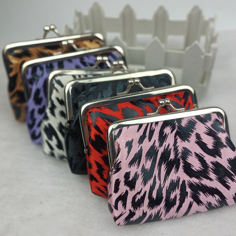 New 4inch Gold-Stamped Leopard Print Coin Purse, Small Bag for Girls, Key Holder, Bank Card and Coin Holder New 4inch Gold-Stamped Leopard Print Coin Purse, Small Bag for Girls, Key Holder, Bank Card and Coin Holder