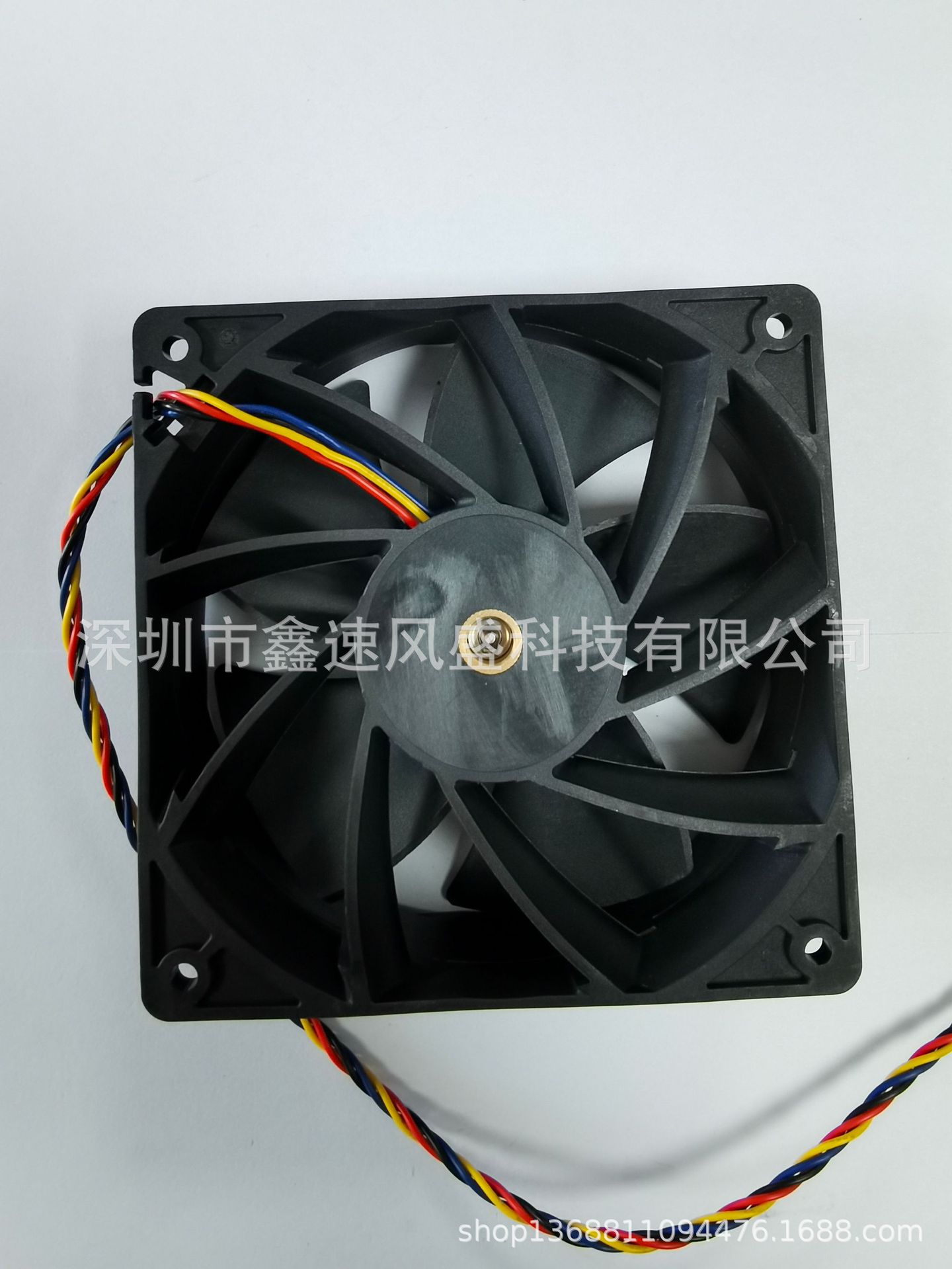 散热风扇厂家研发12038直流增压框大风压散热风扇水箱散热风机