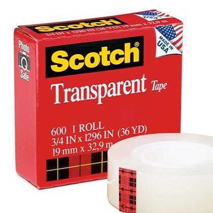 3M600美国原装19MM*33M胶带  美国香港版