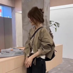 短款立领棒球服夹克外套女2025春秋新款韩版时尚洋气宽松显瘦上衣