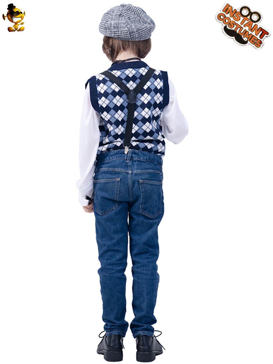 Traje de fiesta de la vejez de los niños de Halloween traje de rendimiento etapa traje de fiesta de los niños de COSPLAY